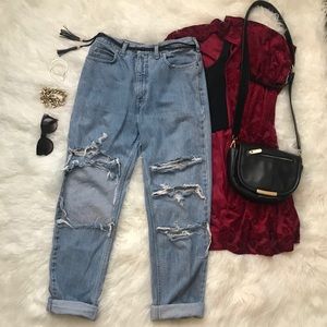 Distressed Vintage Jeans